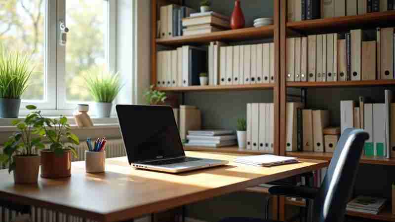 5 Essential Tips for Maintaining a Clean Home Office: Boosting Productivity and Comfort, Concept art for illustrative purpose, tags: tipps - Monok